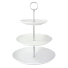Cookinglife Etagère / serveertoren Food for Fun ø 16, 21 & 26 cm - 3-laags - 34 cm hoog