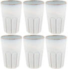 Cosy & Trendy Latte Macchiato Bekers Bistro Vintage White 450 ml - 6 stuks