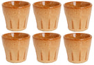 Cosy & Trendy Espresso Kopjes Bistro Mustard Yellow 90 ml - 6 stuks
