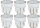 Cosy & Trendy Espresso Kopjes Bistro Vintage White 90 ml - 6 stuks