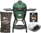 Keij Kamado BBQ Startersset - Legend Large Green 21 inch - met Houtskool, Aanmaakwokkels & Kolenmand