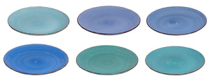 Cookinglife Dinerborden Delice Blauw ø 26.5 cm - 6 stuks