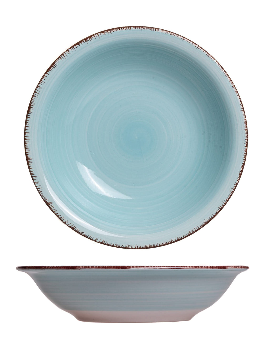Cookinglife Diepe borden / Pastaborden Delice Blauw ø 21 cm - 6 stuks