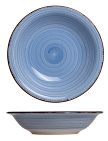 Cookinglife Diepe borden / Pastaborden Delice Blauw ø 21 cm - 6 stuks