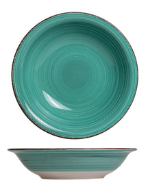 Cookinglife Diepe borden / Pastaborden Delice Blauw ø 21 cm - 6 stuks