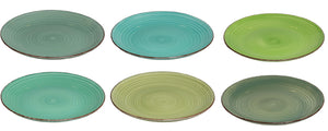 Cookinglife Dinerborden Delice Groen ø 26.5 cm - 6 stuks