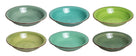 Cookinglife Diepe borden / Pastaborden Delice Groen ø 21 cm - 6 stuks
