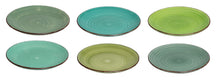 Cookinglife Ontbijtborden / Dessertborden Delice Groen ø 19 cm - 6 stuks