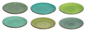 Cookinglife Ontbijtborden / Dessertborden Delice Groen ø 19 cm - 6 stuks