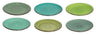 Cookinglife Ontbijtborden / Dessertborden Delice Groen ø 19 cm - 6 stuks