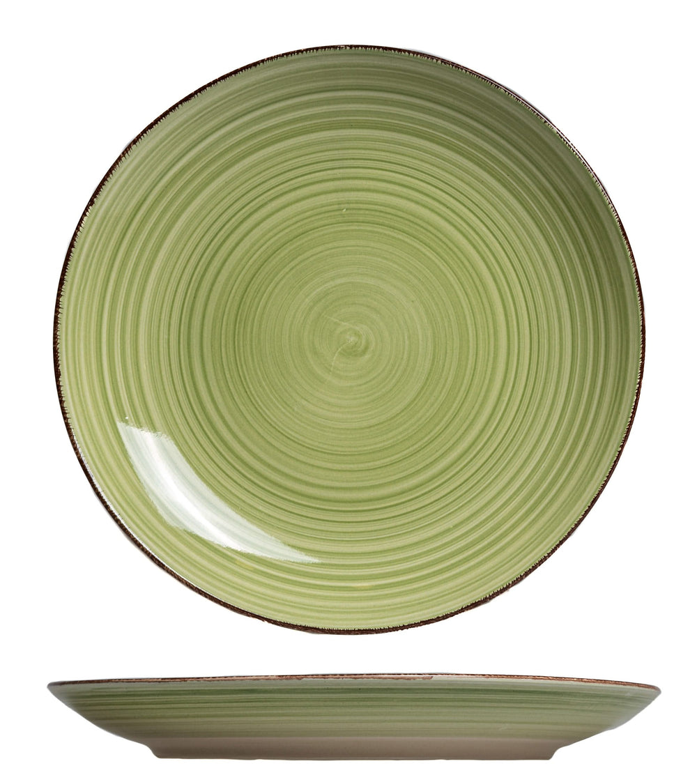 Cookinglife Dinerborden Delice Groen ø 26.5 cm - 6 stuks