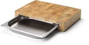 Continenta Snijplank met RVS Lade - Hout - 39 x 27 cm