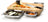 Continenta Snijplank met 3 RVS Laden - Hout - 50 x 33 cm