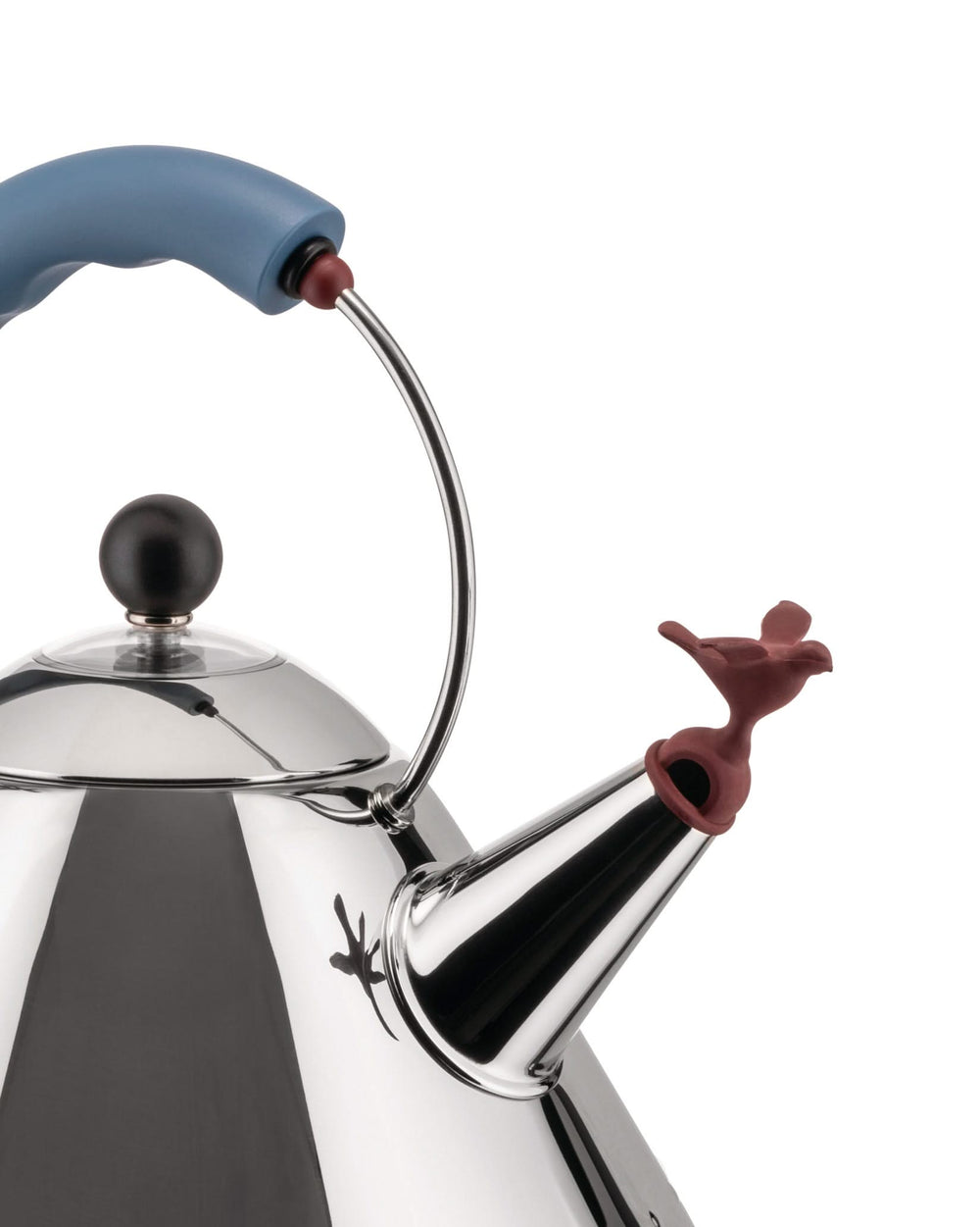 Alessi Waterkoker MG32 RVS / Blauw - 1.5 liter - 2000 W - Michael Graves - MG32 AZ