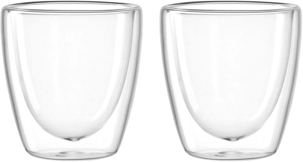 Leonardo Dubbelwandige Espresso Glazen Duo 100 ml - 2 Stuks