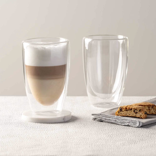 Leonardo Dubbelwandige Latte Macchiato Glazen Duo 400 ml - 2 stuks