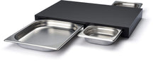 Continenta Snijplank met 3 RVS Laden - Duracore - 50 x 33 cm