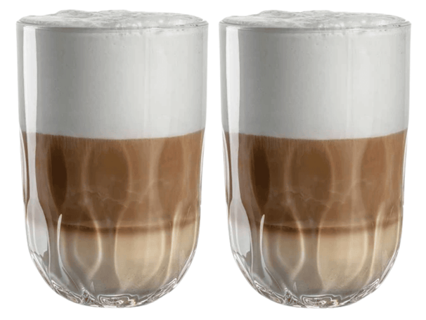 Leonardo Latte Macchiato Glazen - Gocce Tre - 390 ml - 2 Stuks