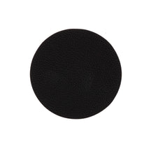 Cookinglife Onderzetters - Vegan leer - Zwart / Cognac - dubbelzijdig - ø 10 cm - 6 stuks
