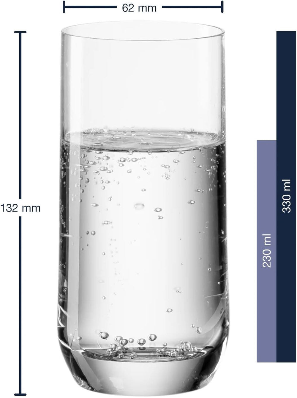 Leonardo Longdrinkglazen - Daily - 330 ml - 6 stuks