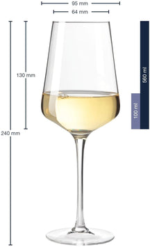 Leonardo Witte Wijnglazen - Puccini - 560 ml - 6 stuks