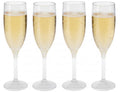Cookinglife Champagneglazen Kunststof - CampVibe - Outdoor - Onbreekbaar - 165 ml - 4 Stuks