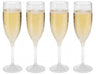 Cookinglife Champagneglazen Kunststof - CampVibe - Outdoor - Onbreekbaar - 165 ml - 4 Stuks