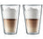 Bodum Dubbelwandige latte macchiato glazen Canteen - gepatenteerd ventiel - 400 ml - 2 stuks