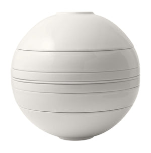 Villeroy & Boch Serviesset La Boule - Wit 7-delig / 2 personen - 2x kom, 2x schaal, 2x universeel bord, 1x serveerschaal