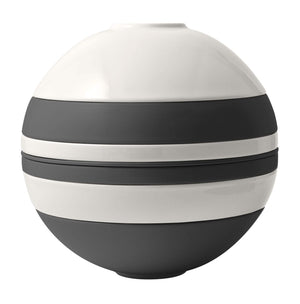 Villeroy & Boch Serviesset La Boule - Zwart / Wit 7-delig / 2 personen - 2x kom, 2x schaal, 2x universeel bord, 1x serveerschaal