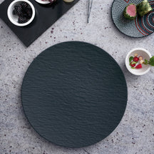 Villeroy & Boch Pizzabord / Onderbord Manufacture Rock - Zwart - ø 31.5 cm