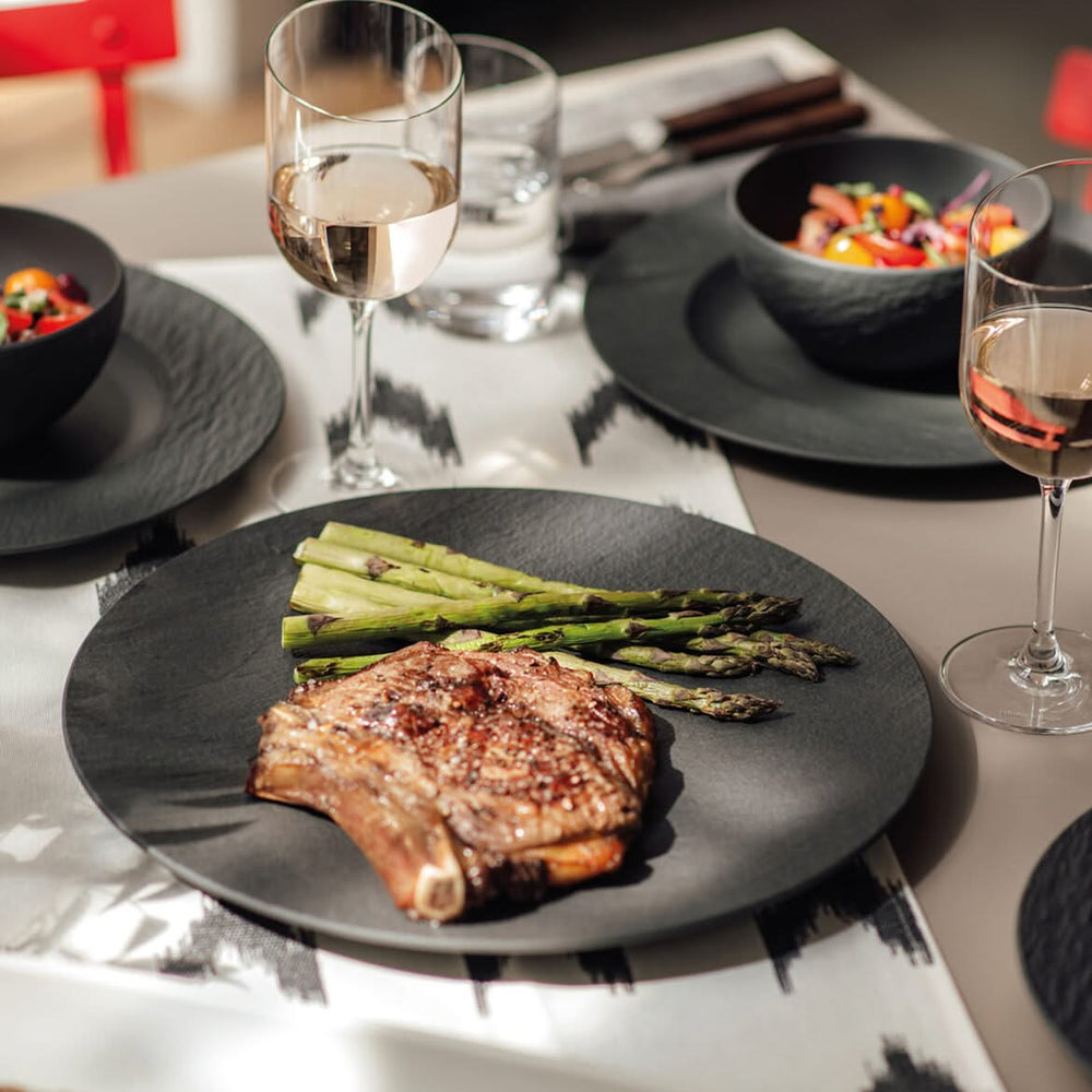 Villeroy & Boch Pizzabord / Onderbord Manufacture Rock - Zwart - ø 31.5 cm
