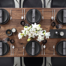 Villeroy & Boch Dinerbord Manufacture Rock - Zwart - ø 25 cm
