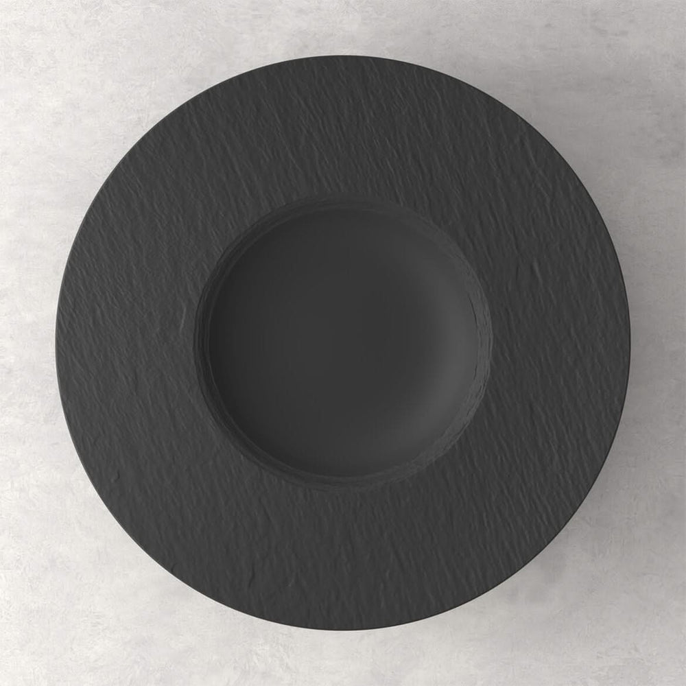 Villeroy & Boch Diep Bord / Pastabord Manufacture Rock - Zwart - ø 28 cm