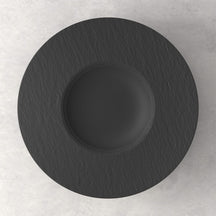 Villeroy & Boch Diep Bord / Pastabord Manufacture Rock - Zwart - ø 28 cm
