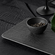 Villeroy & Boch Dipschaaltjes Set Manufacture Rock - Zwart - 4-delig