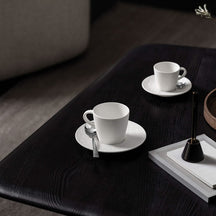 Villeroy & Boch Koffiekop en Schotel Manufacture Rock - Wit - 160 ml