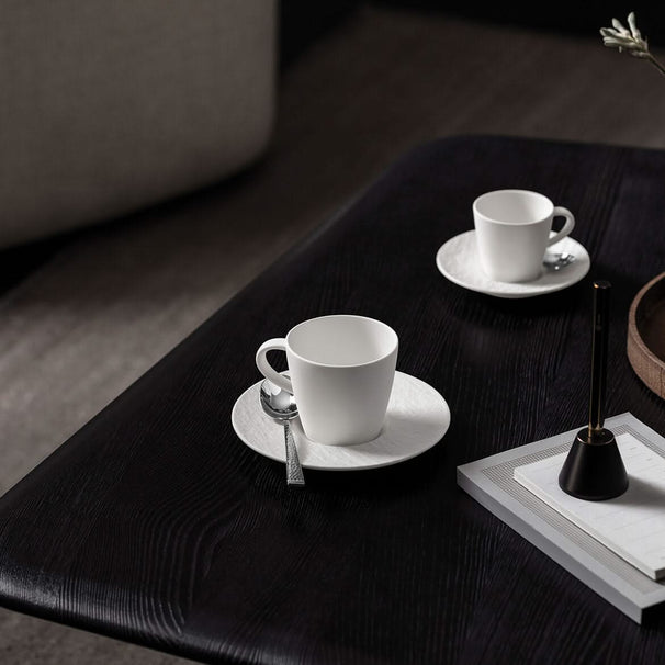 Villeroy & Boch Koffieschotel Manufacture Rock - Wit - ø 15.5 cm