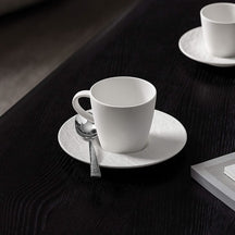 Villeroy & Boch Koffiekop en Schotel Manufacture Rock - Wit - 160 ml