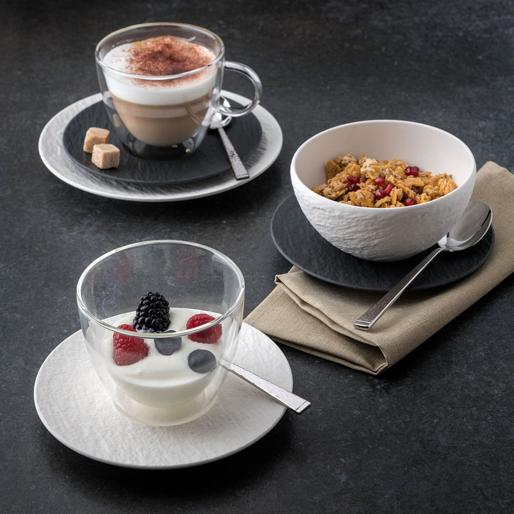 Villeroy & Boch Gebaksbordje Manufacture Rock - Wit - ø 15.5 cm