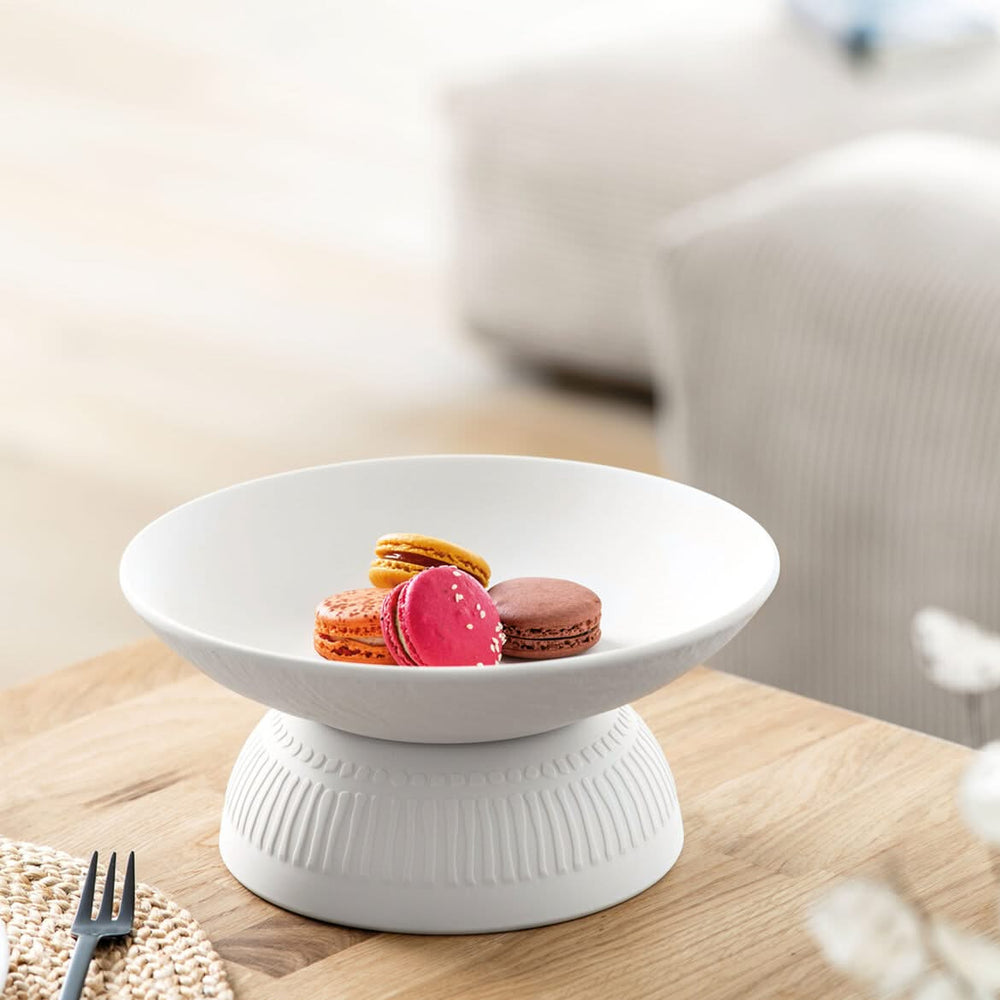 Villeroy & Boch Serveerschaal Manufacture Rock - Wit - ø 23.5 cm