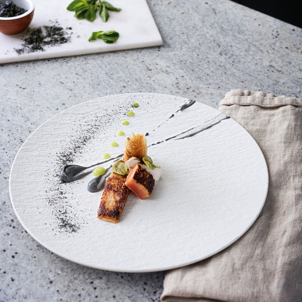Villeroy & Boch Pizzabord / Onderbord Manufacture Rock - Wit - ø 31.5 cm