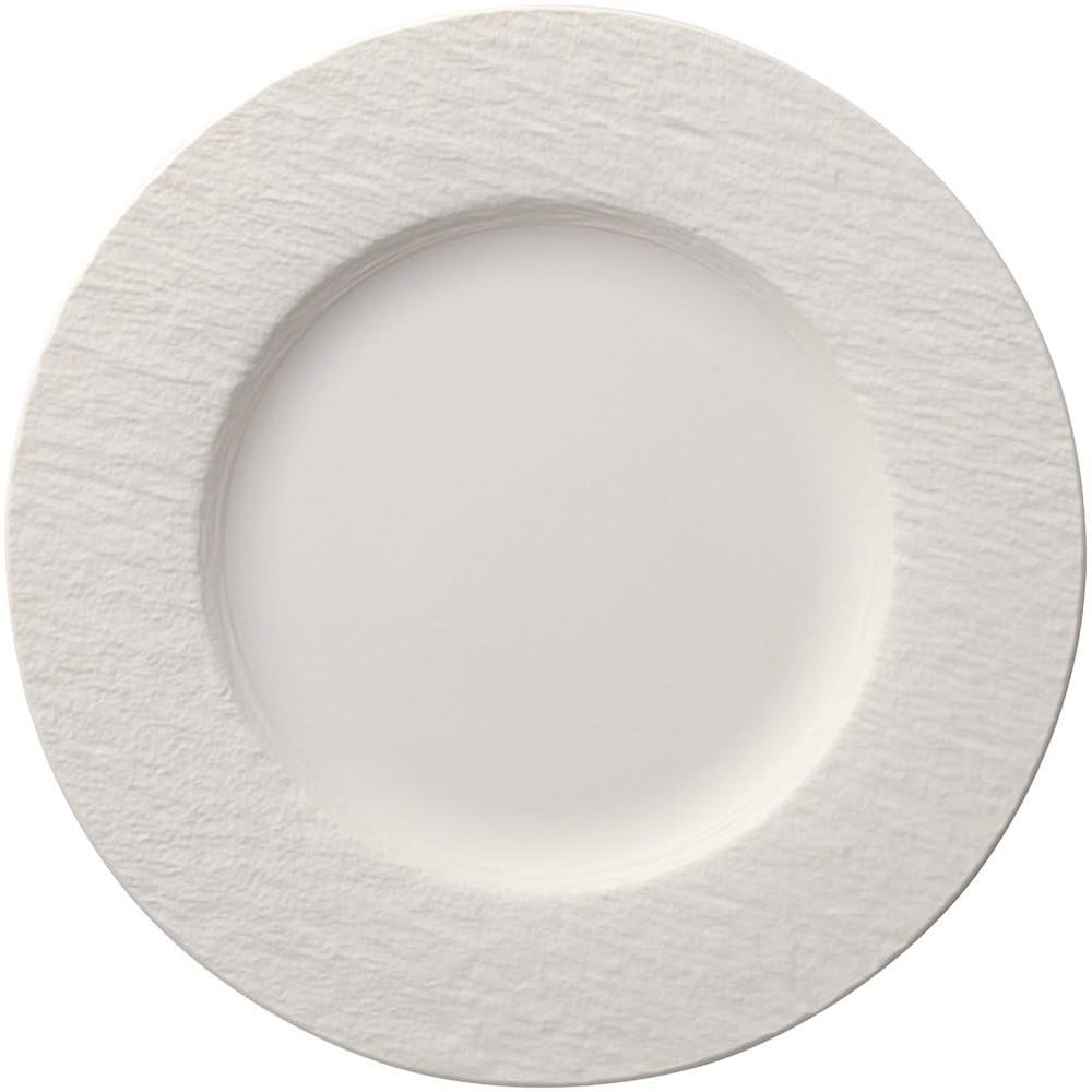 Villeroy & Boch Serviesset Manufacture Rock - Wit 12-delig / 4 personen - 4 dinerborden, 4 ontbijtborden & 4 pastaborden