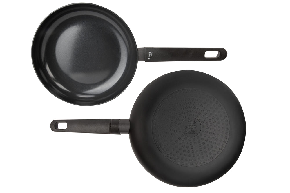 Cookinglife Koekenpan Black Cera - ø 24 cm - keramische anti-aanbaklaag