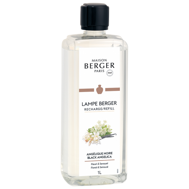 Maison Berger Navulling - voor geurbrander - Black Angelica - 1 Liter