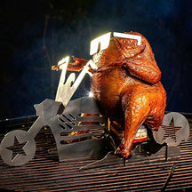 GrillX BBQ Bierblikkip Houder - Beer Can Chicken - Bike