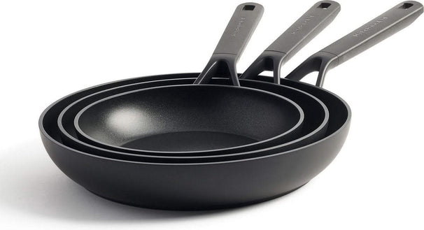 KitchenAid Koekenpannenset Classic Forged - ø 20, 24 & 28 cm - keramische anti-aanbaklaag