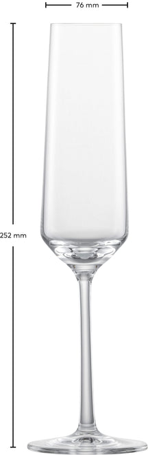 Zwiesel Glas Champagneglazen - Flutes - Pure - 215 ml - 2 stuks