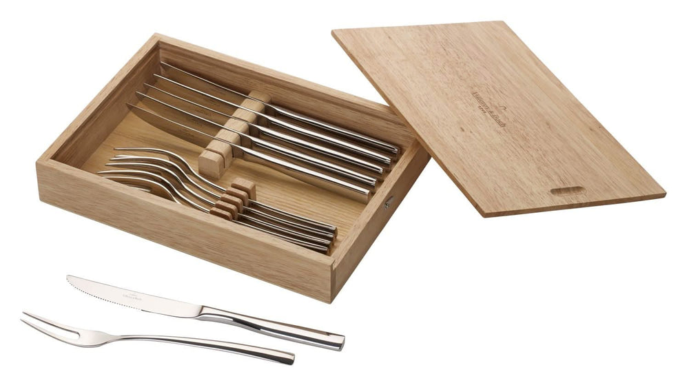 Villeroy & Boch Steakset Piemont -  18/10 RVS - 12-delig