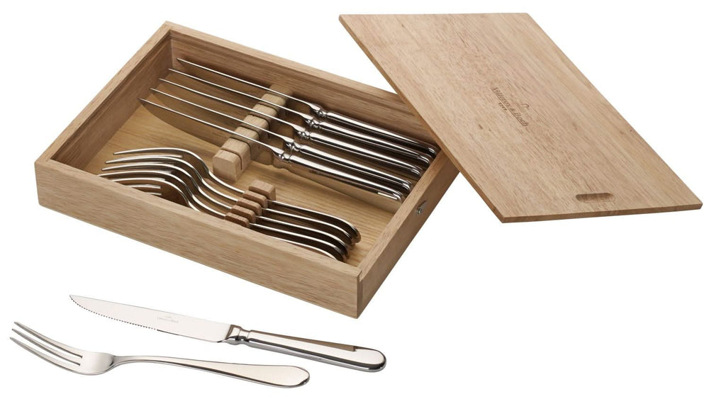 Villeroy & Boch Steakbestek Oscar 12-delig - Steakmessen & Steakvorken